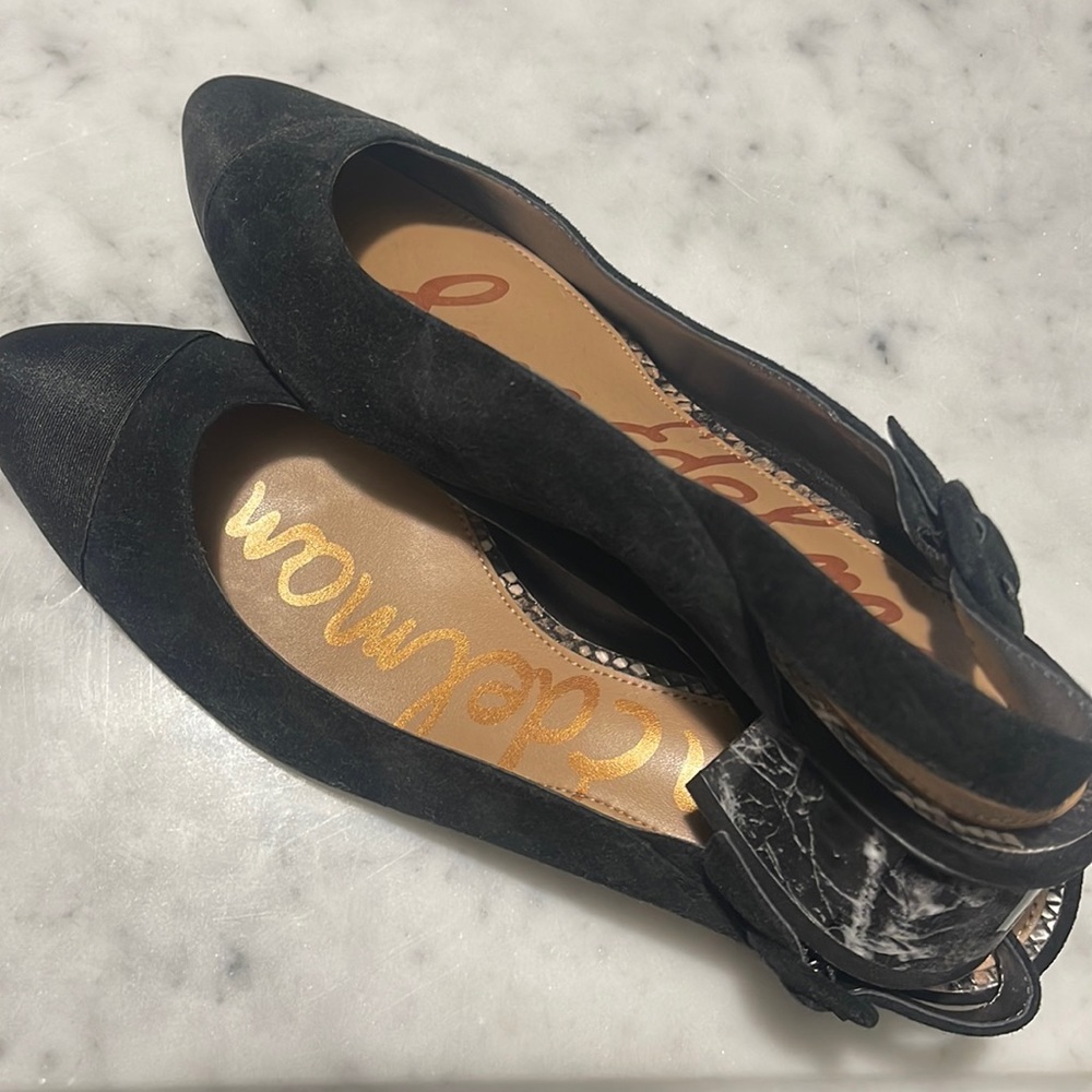 NWOB SAM EDELMAN sling backs - never even tried on!